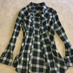Plaid flannel shirt
